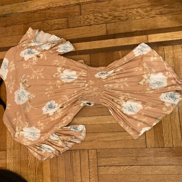 Winston White Large Aurora Floral Romper - Picture 10 of 10